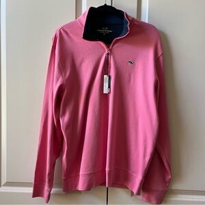 NWT Men’s Vineyard Vines Martha’s  vineyard Bahama breeze 1/4zip pullover medium